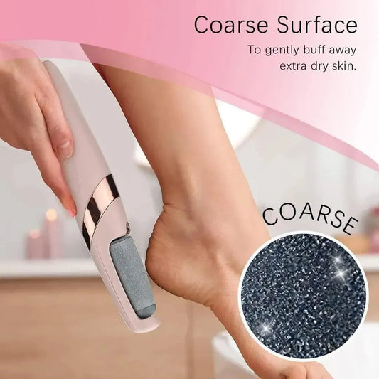 2-in-1 Electric Foot Callus Remover – Smooth & Soft Feet Pedicure Tool