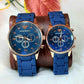 Luxury Stainless Steel Couple Watches – Elegant Matching His & Her Watch Set