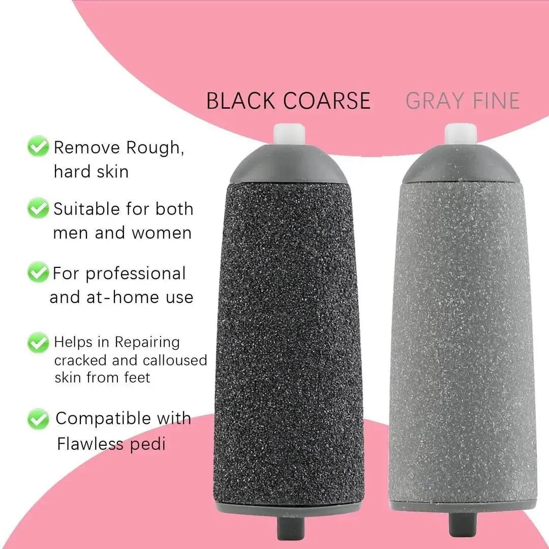 2-in-1 Electric Foot Callus Remover – Smooth & Soft Feet Pedicure Tool