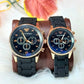 Luxury Stainless Steel Couple Watches – Elegant Matching His & Her Watch Set