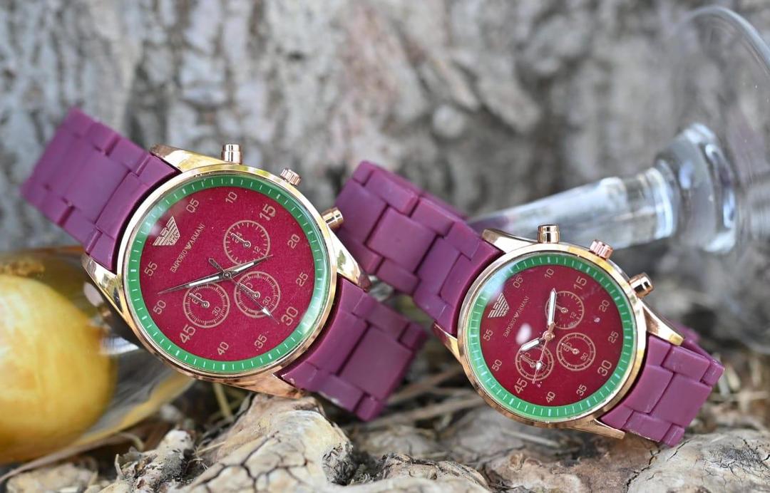 Luxury Stainless Steel Couple Watches – Elegant Matching His & Her Watch Set