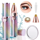 2-in-1 Electric Eyebrow & Facial Hair Trimmer – Portable Painless Eyebrow Shaper for Women