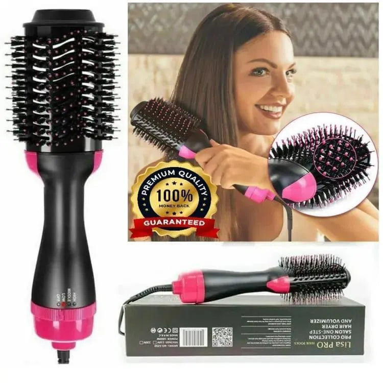 4-in-1 Hair Dryer Brush | Volumizer straightener 1000W